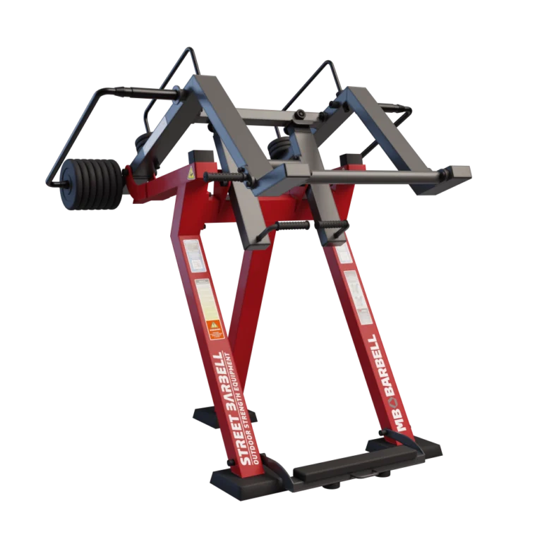 Уличный тренажёр StreetBarbell MB 7.40 — Приседание / голень стоя