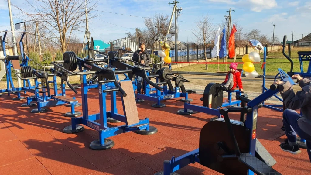 Реализованный объект Street Barbell — Площадка ГТО в Гулькевичах