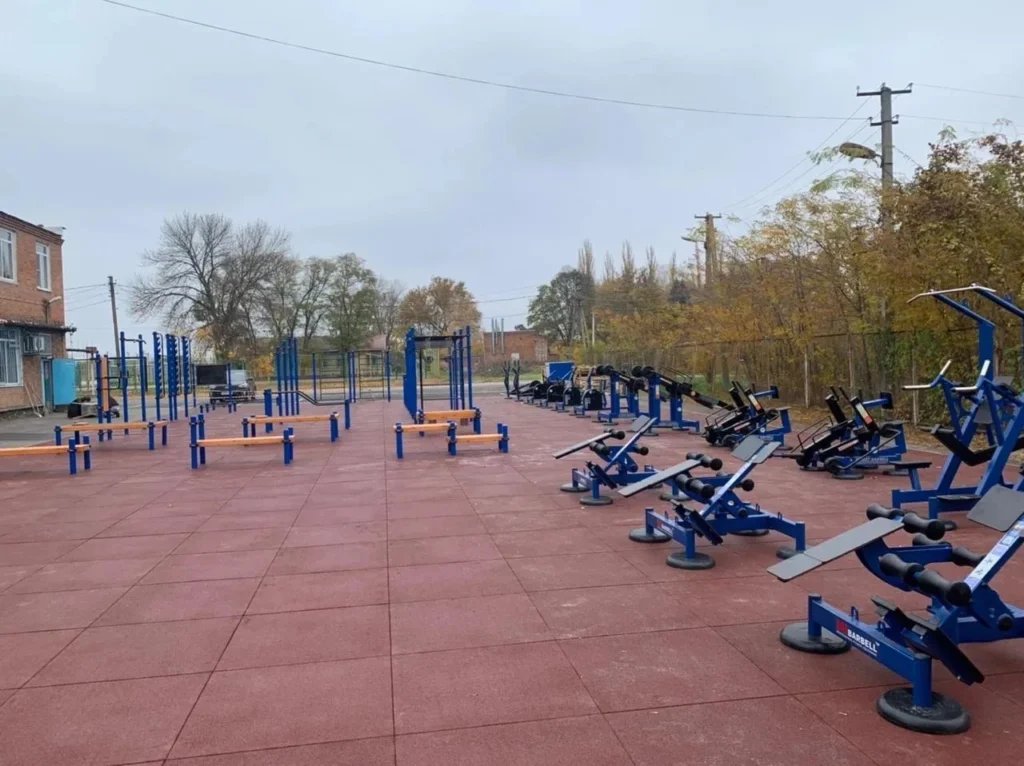 Реализованный объект Street Barbell — Площадка ГТО в станице Старовеличковской