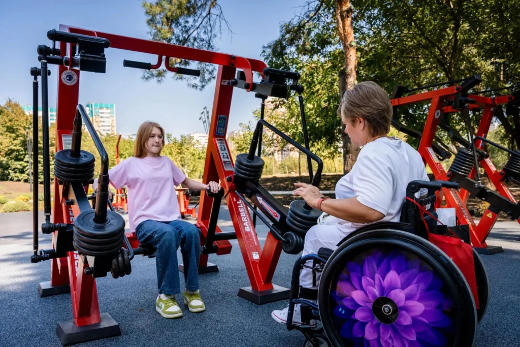 Реализованный объект Street Barbell — Инклюзивная площадка в Городском саду «Карасунский»
