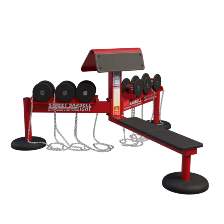 Уличный тренажёр StreetBarbell Light Гантельный ряд (легкий) (арт. MB 7.71)