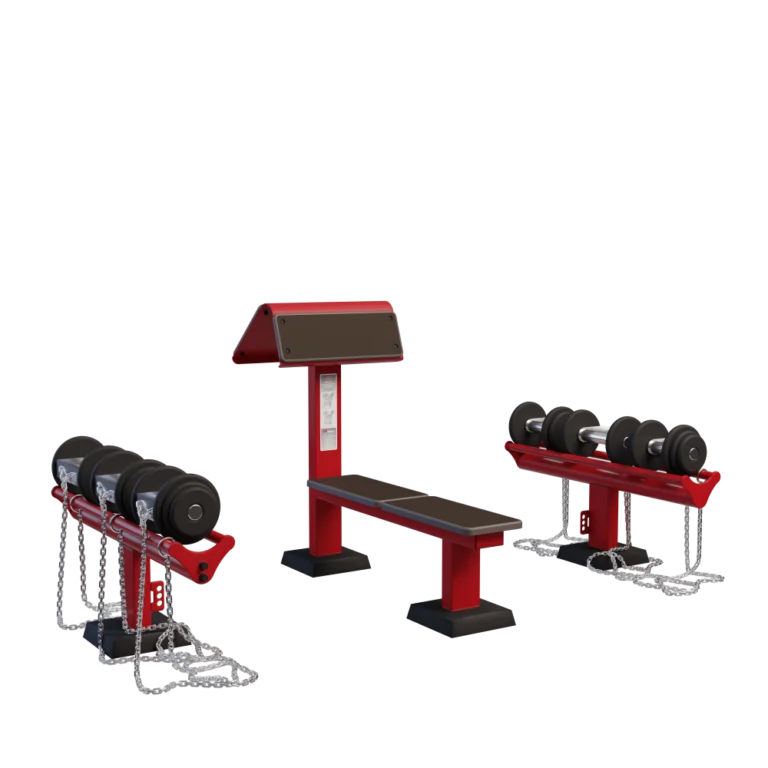 Уличный тренажёр StreetBarbell Гантельный ряд (арт. MB 7.33)