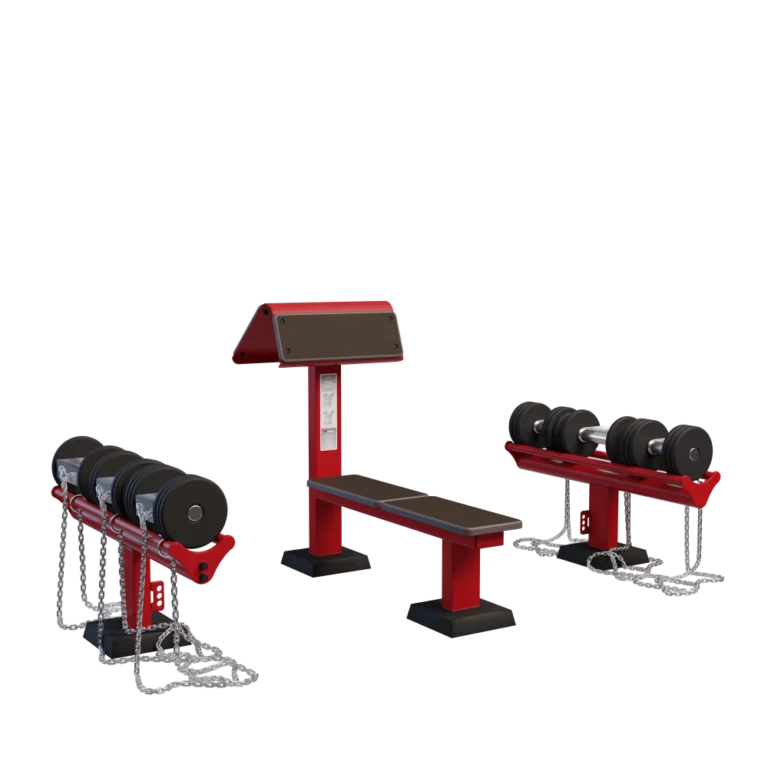 Уличный тренажёр StreetBarbell Гантельный ряд (арт. MB 7.34)