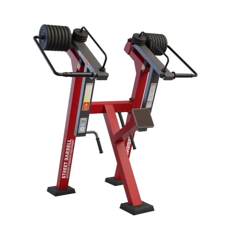 Уличный тренажёр StreetBarbell Тяга к поясу стоя (арт. MB 7.37)