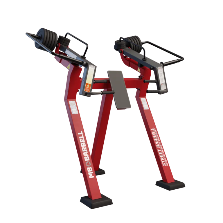 Уличный тренажёр StreetBarbell Жим вверх с конвергенцией стоя (арт. MB 7.54)