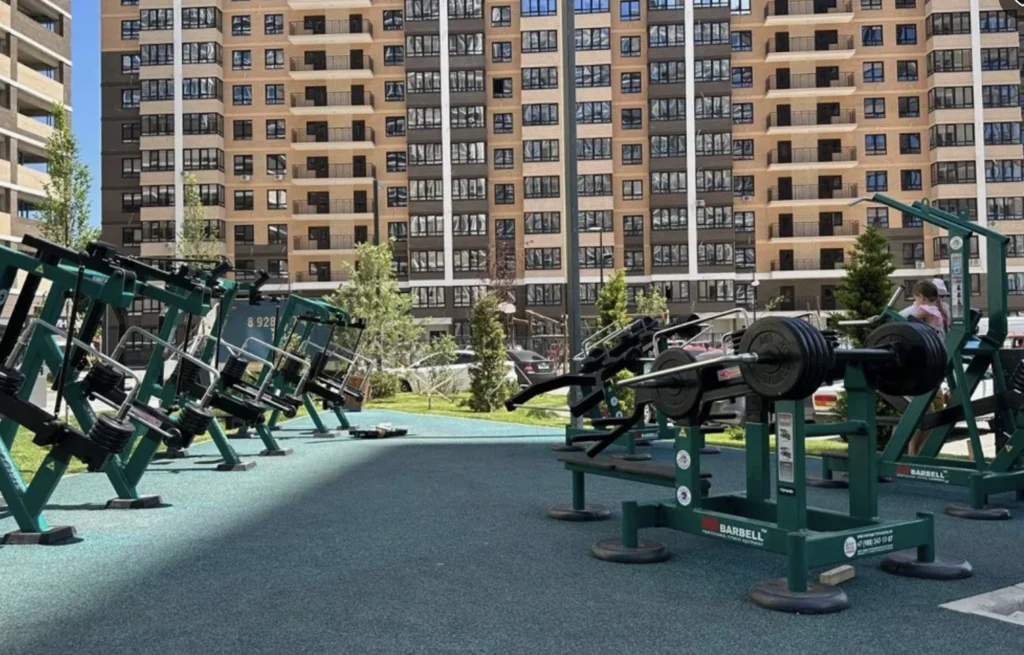 Реализованный объект Street Barbell — Спортивная площадка ЖК «Абрикосово»