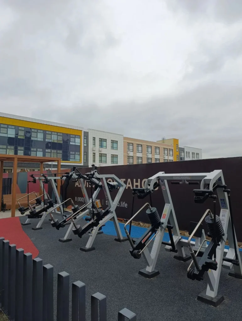 Реализованный объект Street Barbell — Спортивная площадка ЖК «Родные просторы»